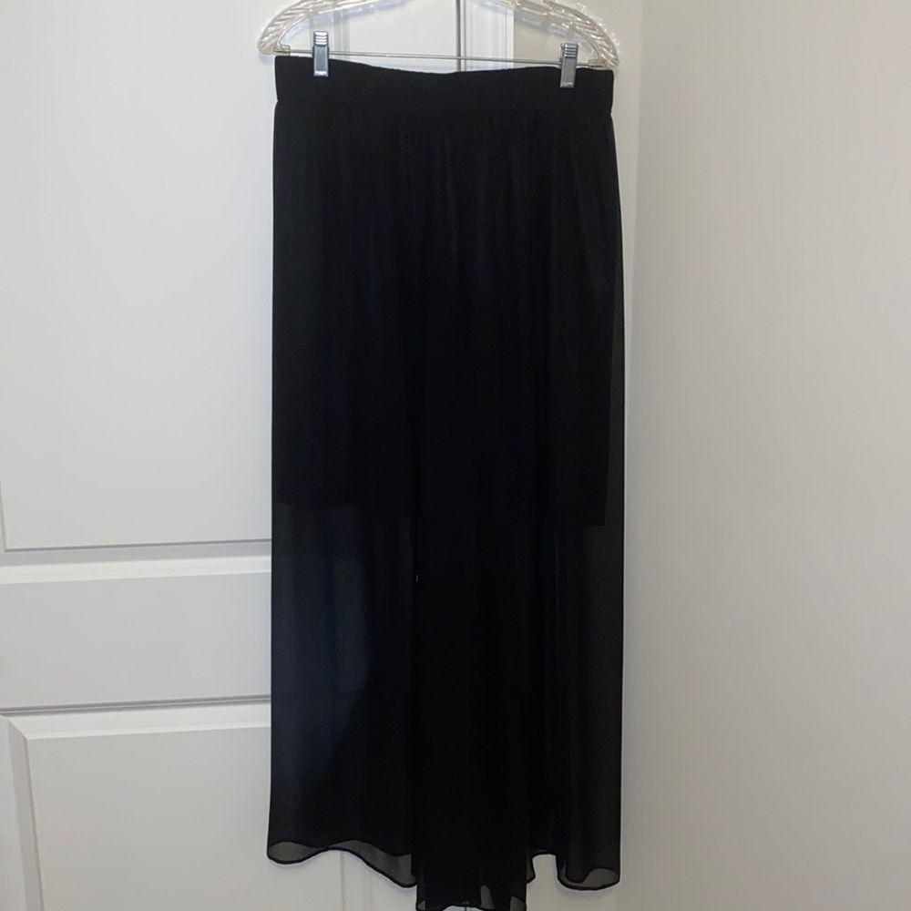 Sheer black skirt M/L no tag